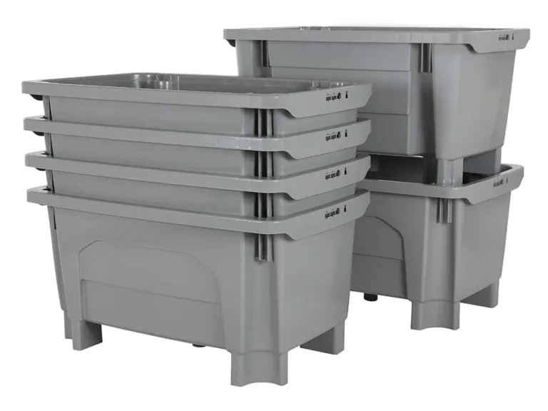 ET Box im Stapel und genestet von Transoplast