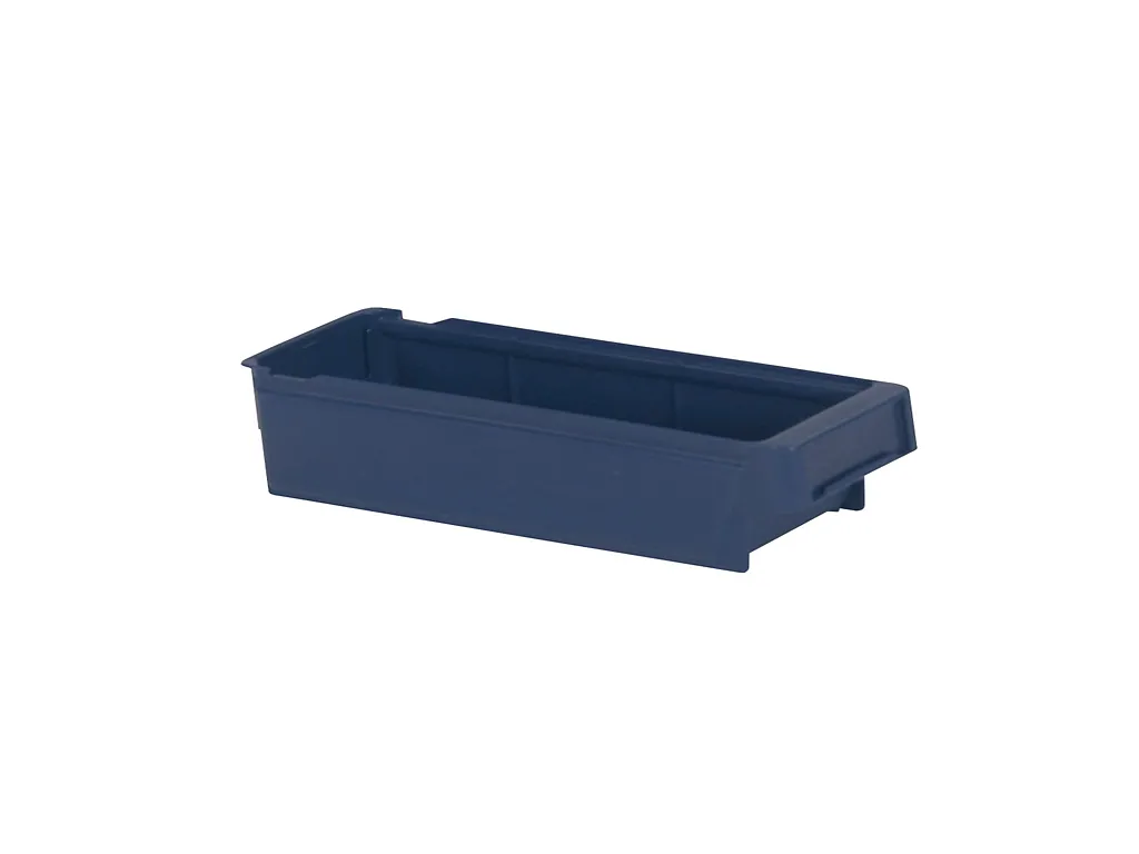 Onderdelenbak 300x115x100 mm (2,4L). Compacte magazijnbak met extra hoogte. Ideaal voor meer inhoud per bak. Direct leverbaar.