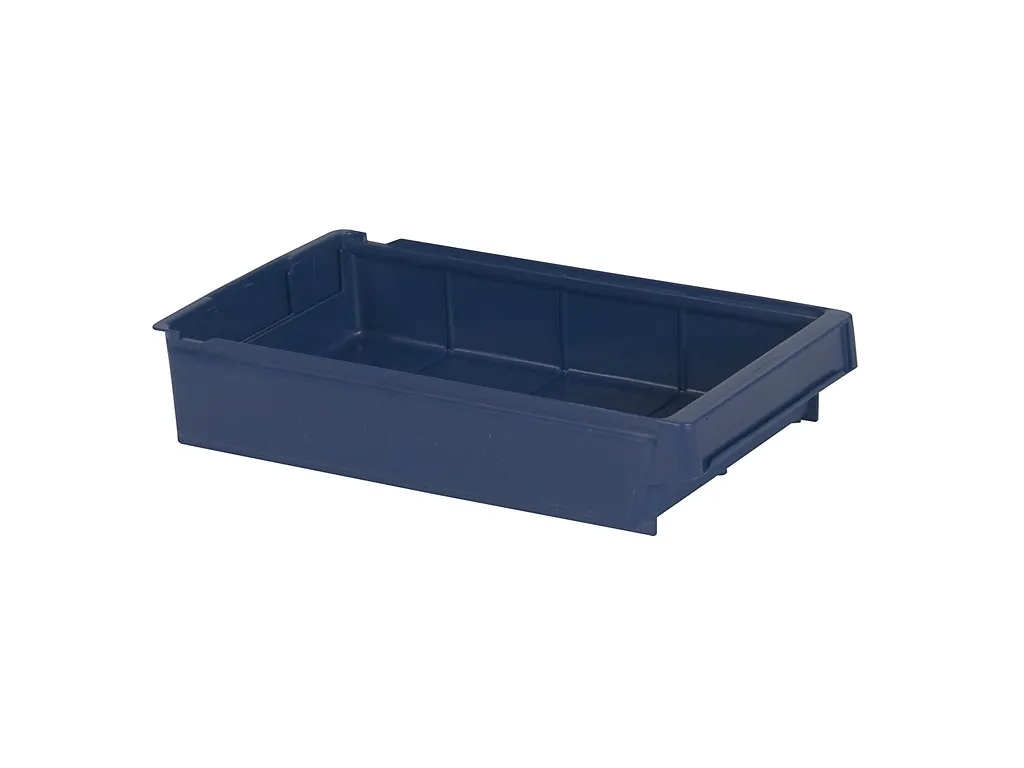 Onderdelenbak 400x230x100 mm (7,1L). Brede magazijnbak met hoge opslagcapaciteit. Ideaal voor magazijnen en schappenkasten.
