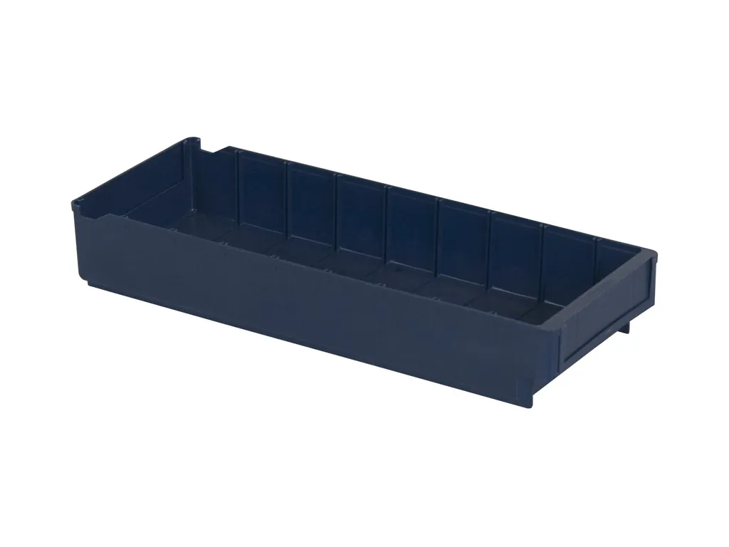 Onderdelenbak 500x188x82 mm (5,3L). Brede magazijnbak met max. 9 vakken. Ideaal voor opslag in schappen. Direct leverbaar.